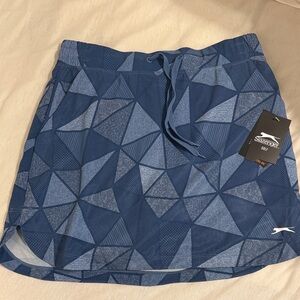 Slazenger Printed Pull On Skort - Moonlight Blue - Small